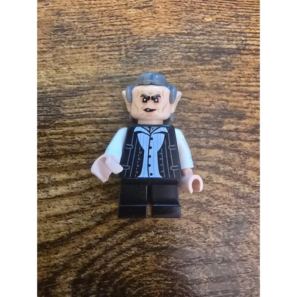 Lego Griphook 76417 Black Pinstripe Vest Deathly Hallows Harry Potter Minifigure